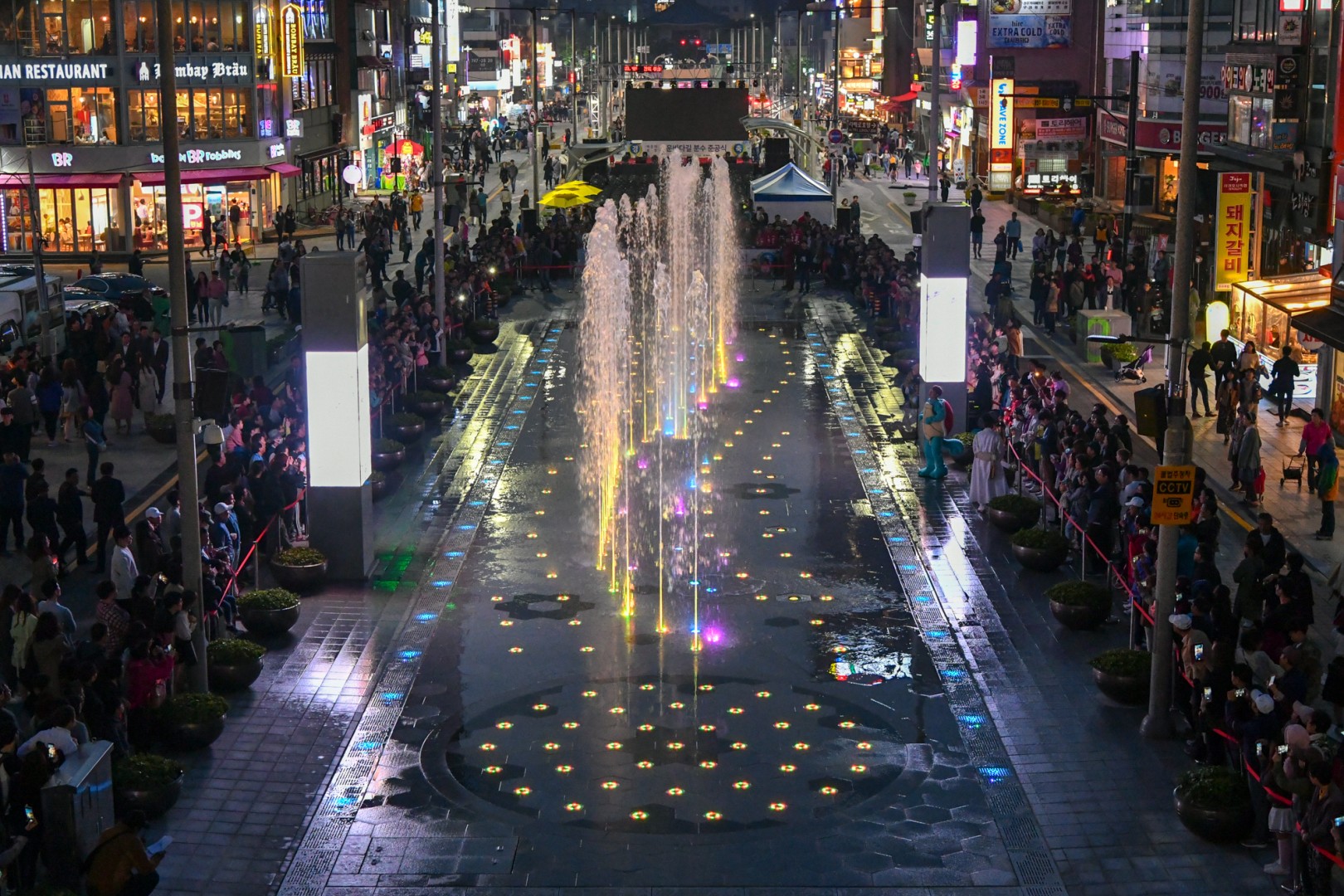 해운대광장 해운바다길 분수대 준공식 11