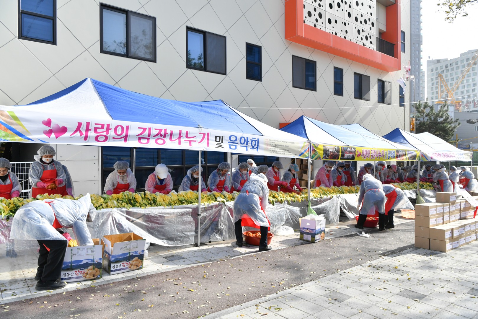 보훈회관 김장담기 4