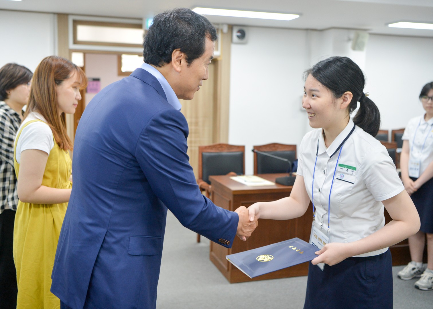 센텀중 구청견학 2