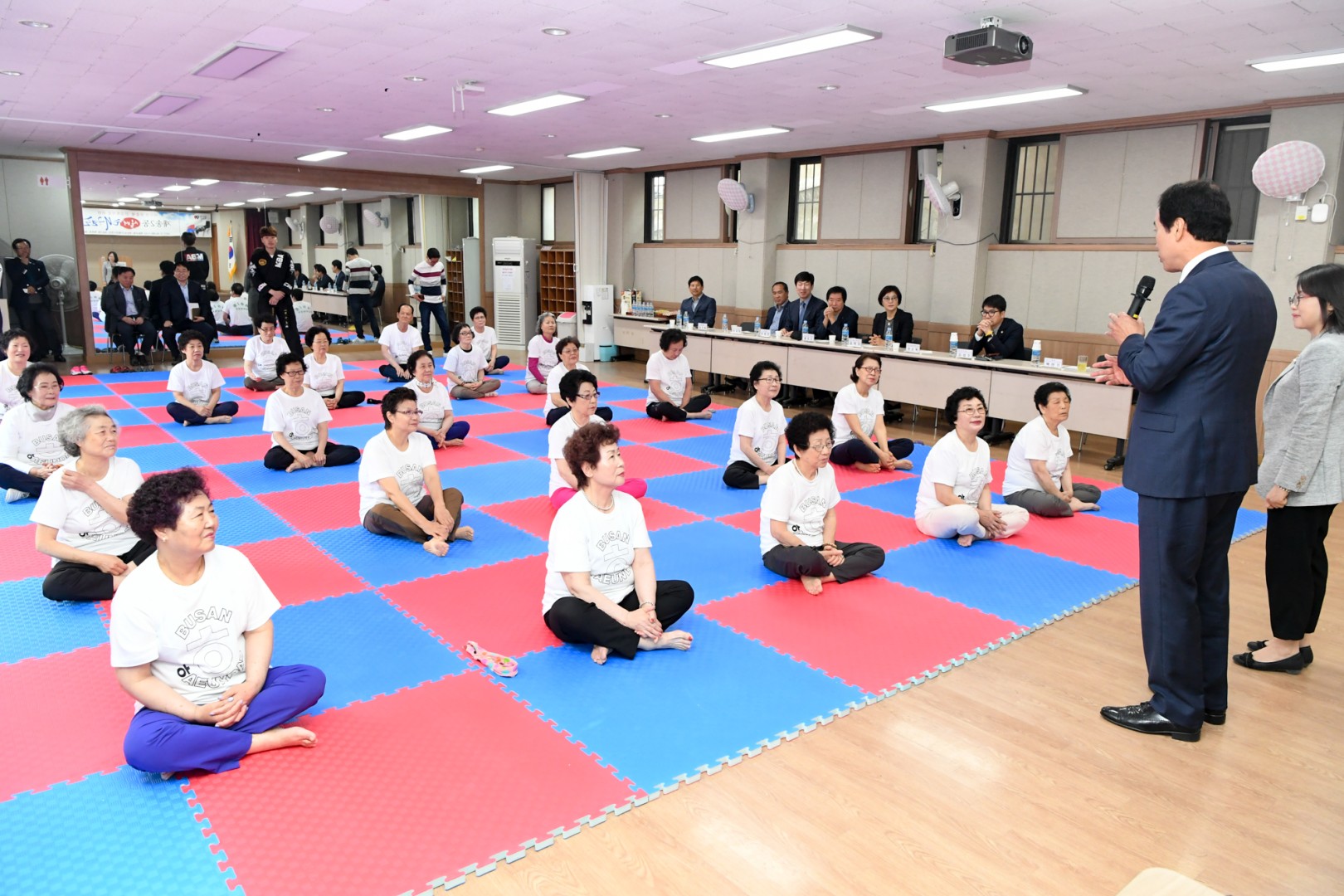 재송2동 실버태권도 창단식 8
