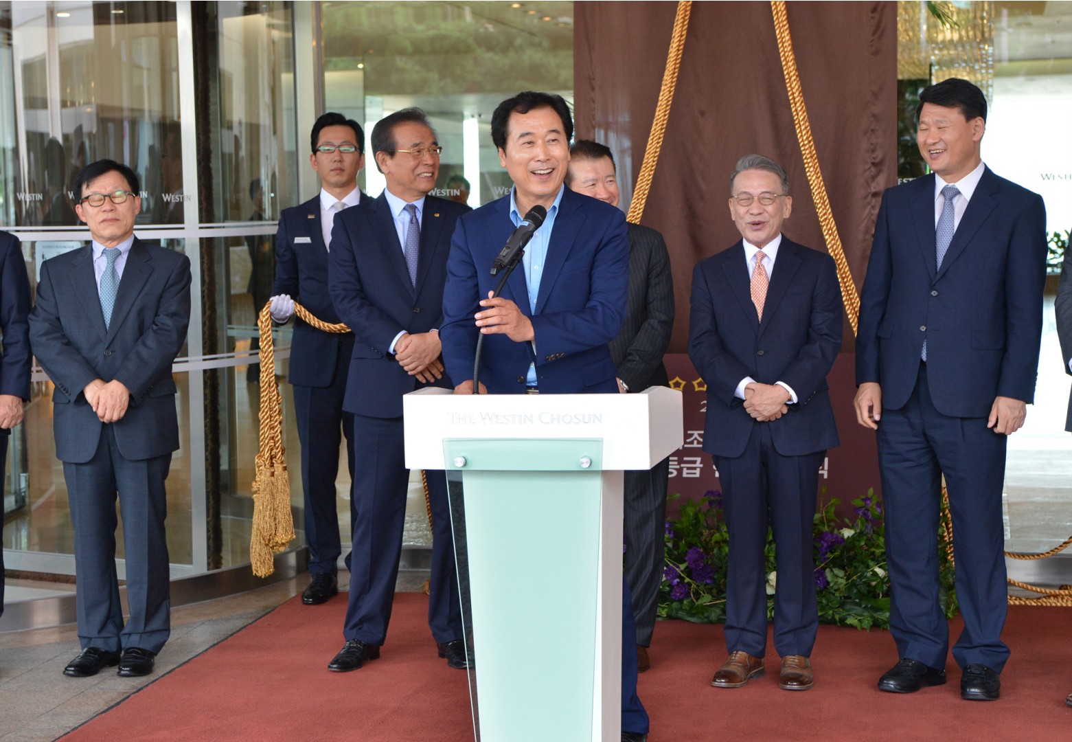 신세계조선호텔 5성등급 현판식 1