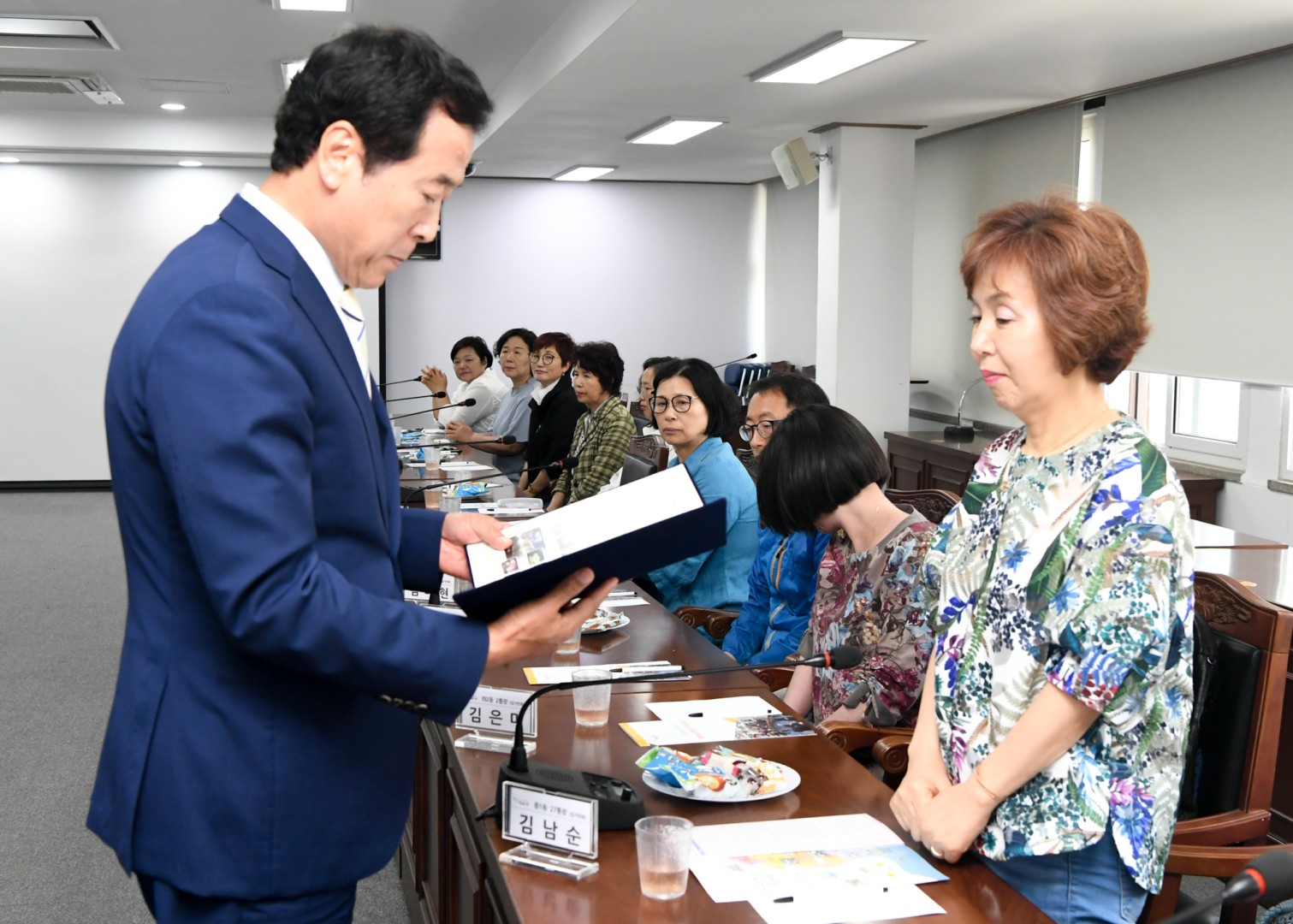 이임통장 수상식 3