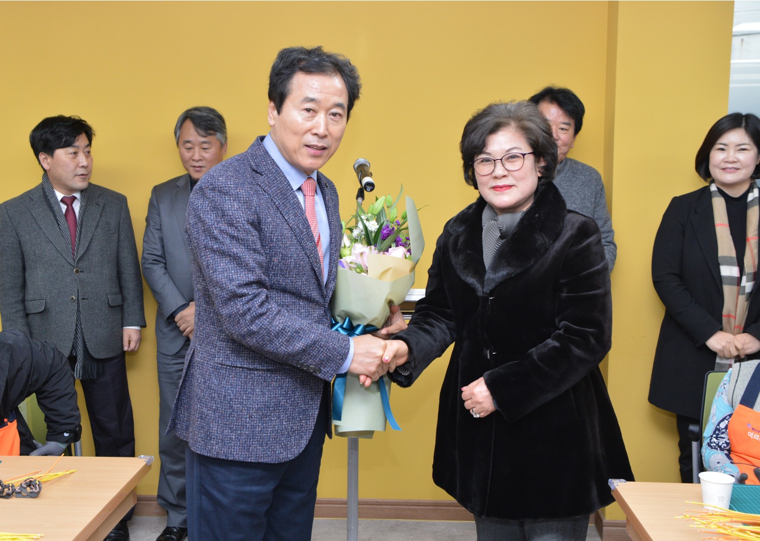 좌1동 어르신공동작업장 개소식 9
