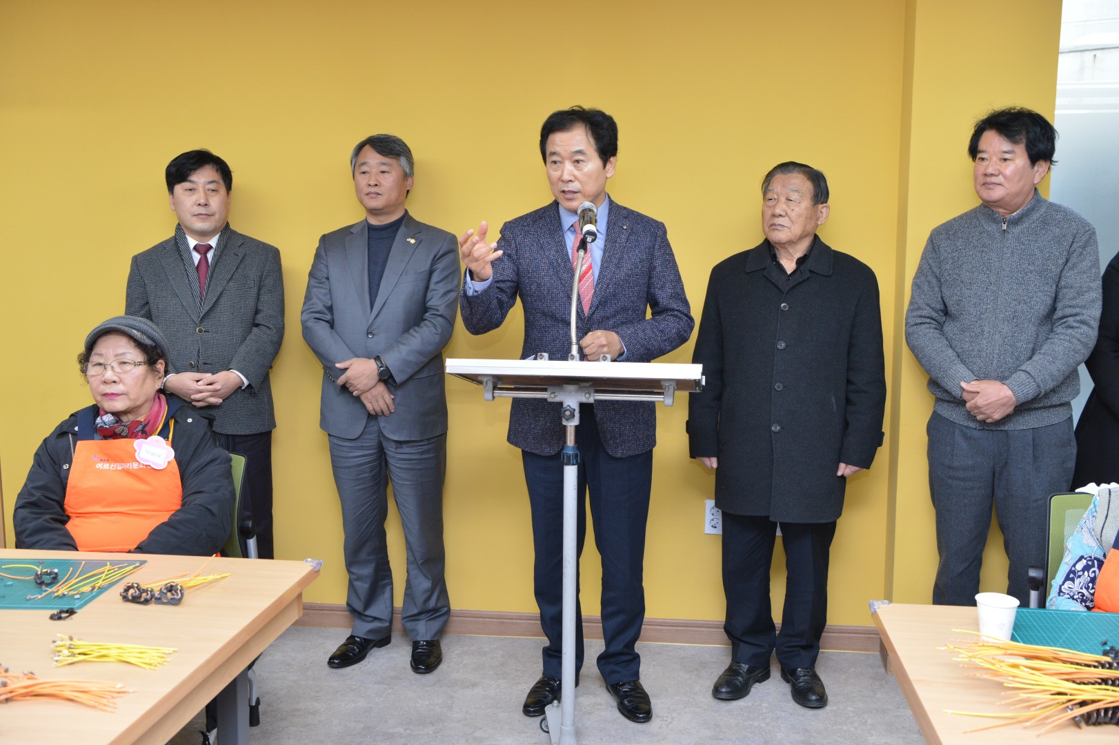 좌1동 어르신공동작업장 개소식 14