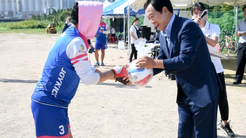 구청장배족구대회