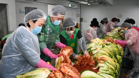 새마을 부녀회 김장 담그기 행사