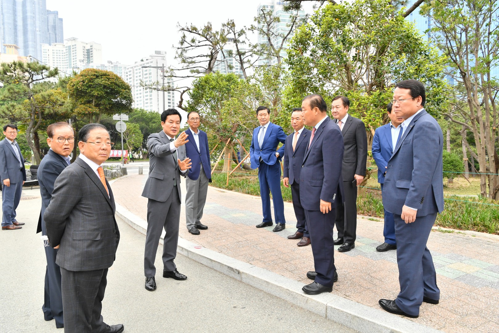 동백나무 기증 기업인 간담회 1
