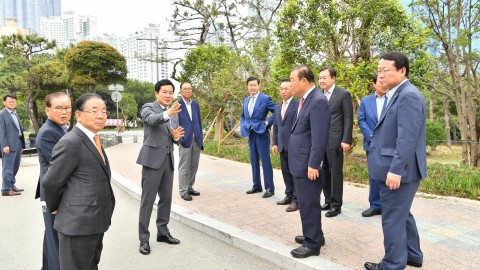 동백나무 기증 기업인 간담회