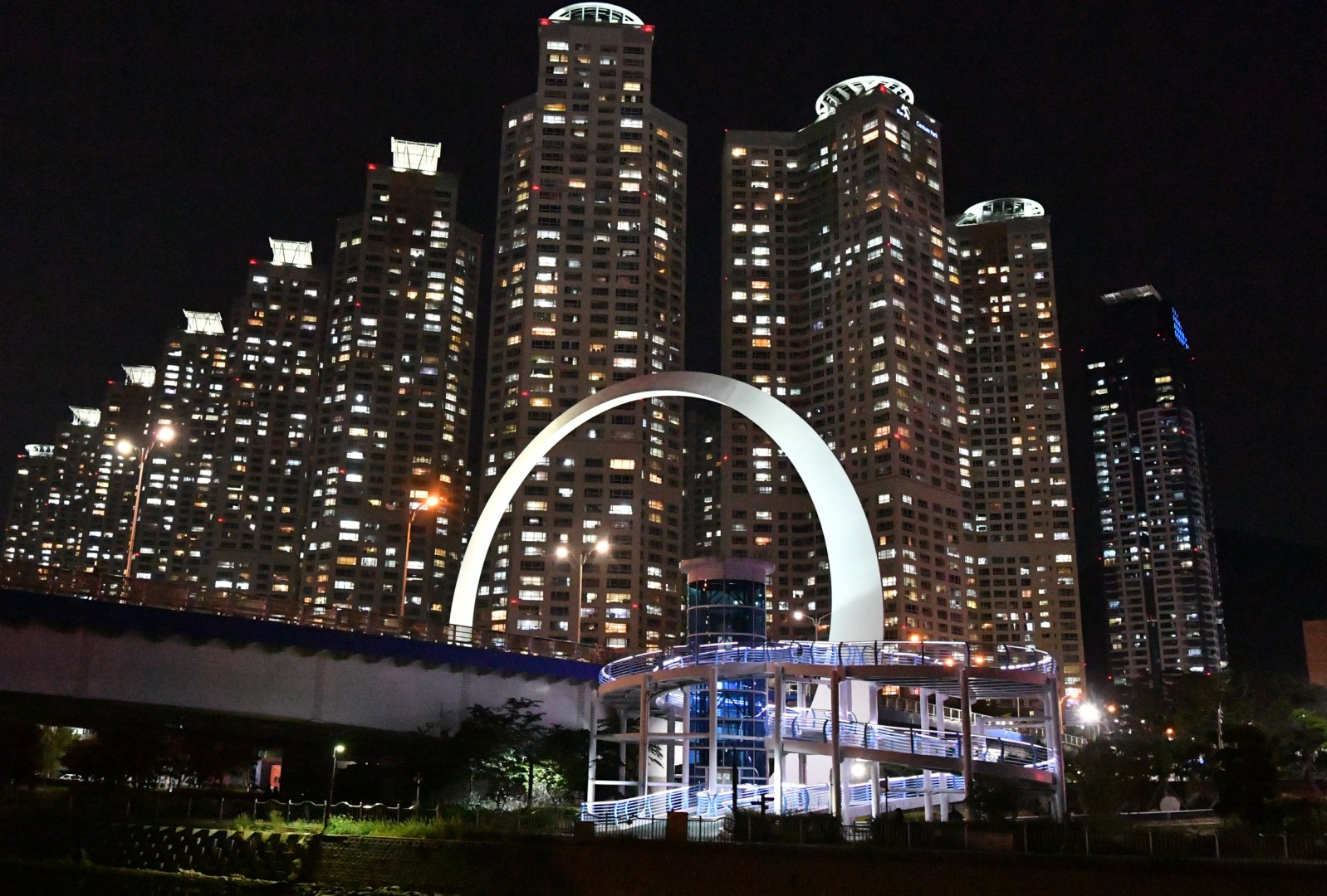 수영강변 야관경관 조성 현장방문 16