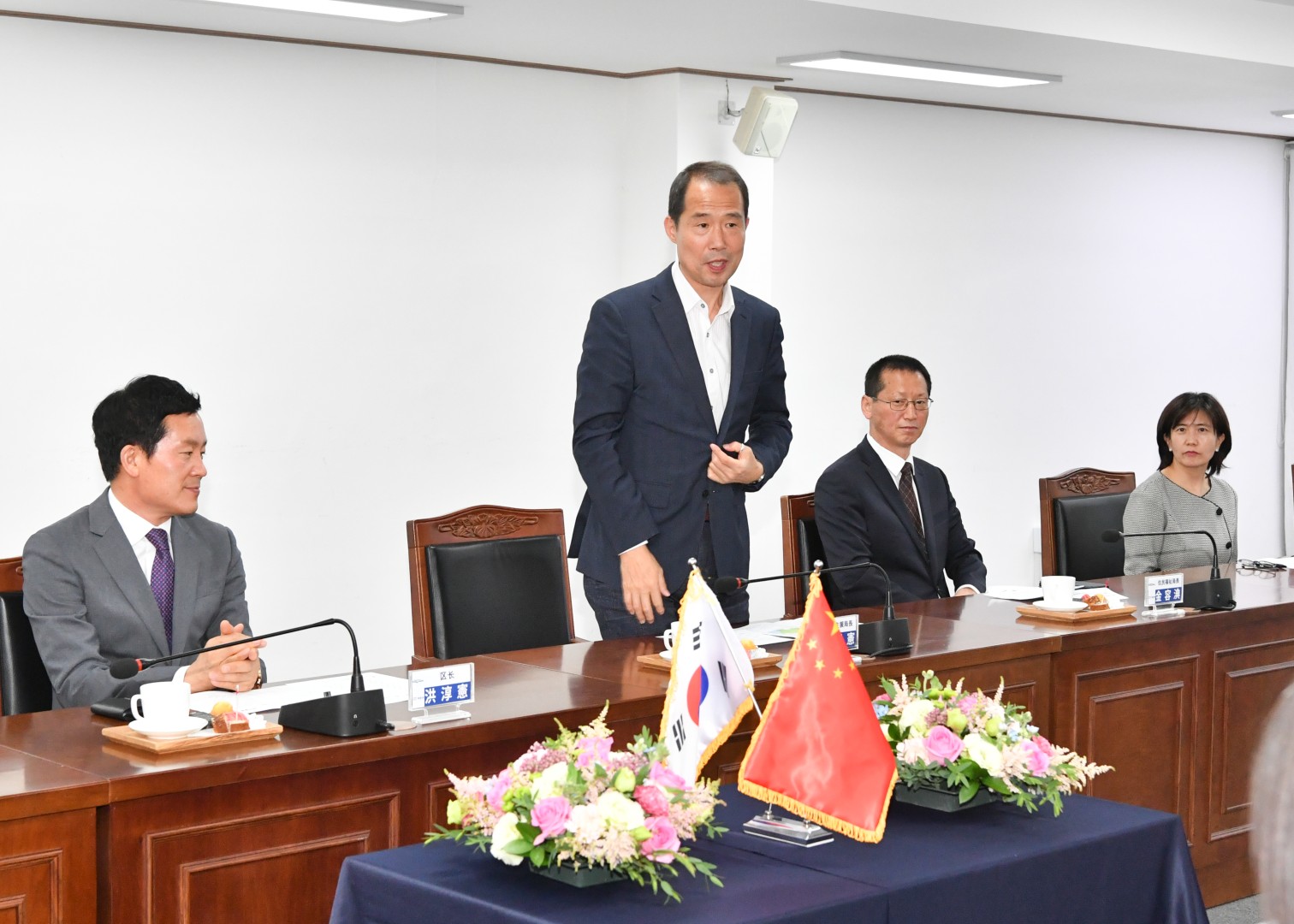 중국 일조시 관계자 방문 5