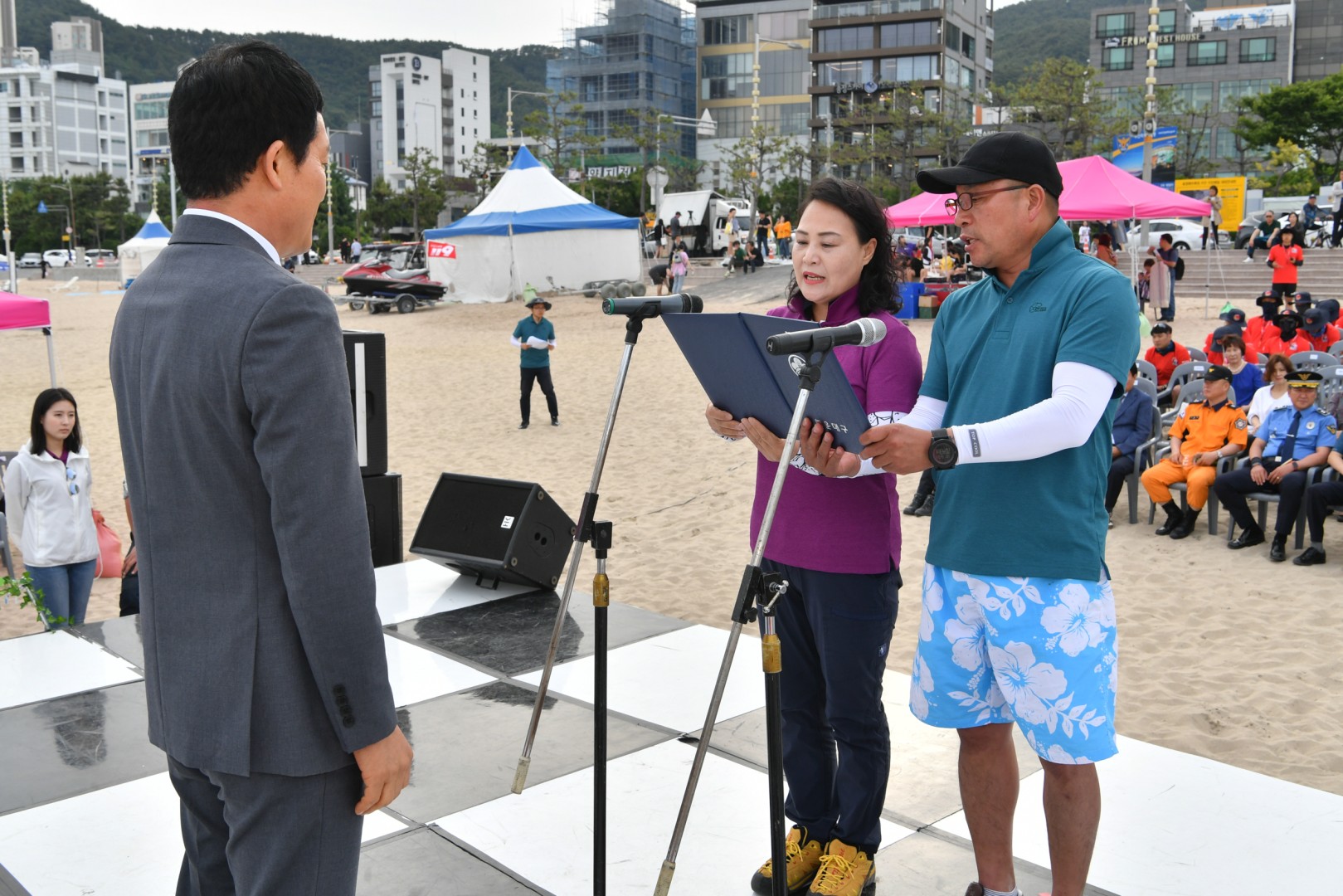 송정해수욕장 개장식 9