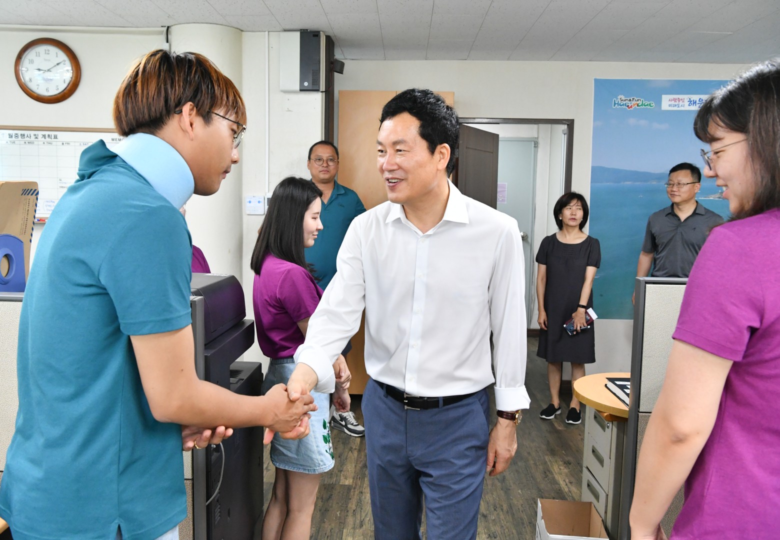 해수욕장 근무자 격려 8
