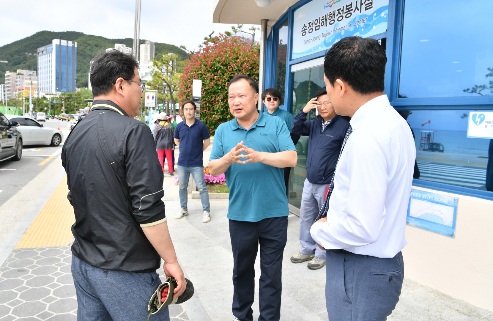 송정해수욕장 근무자격려 6