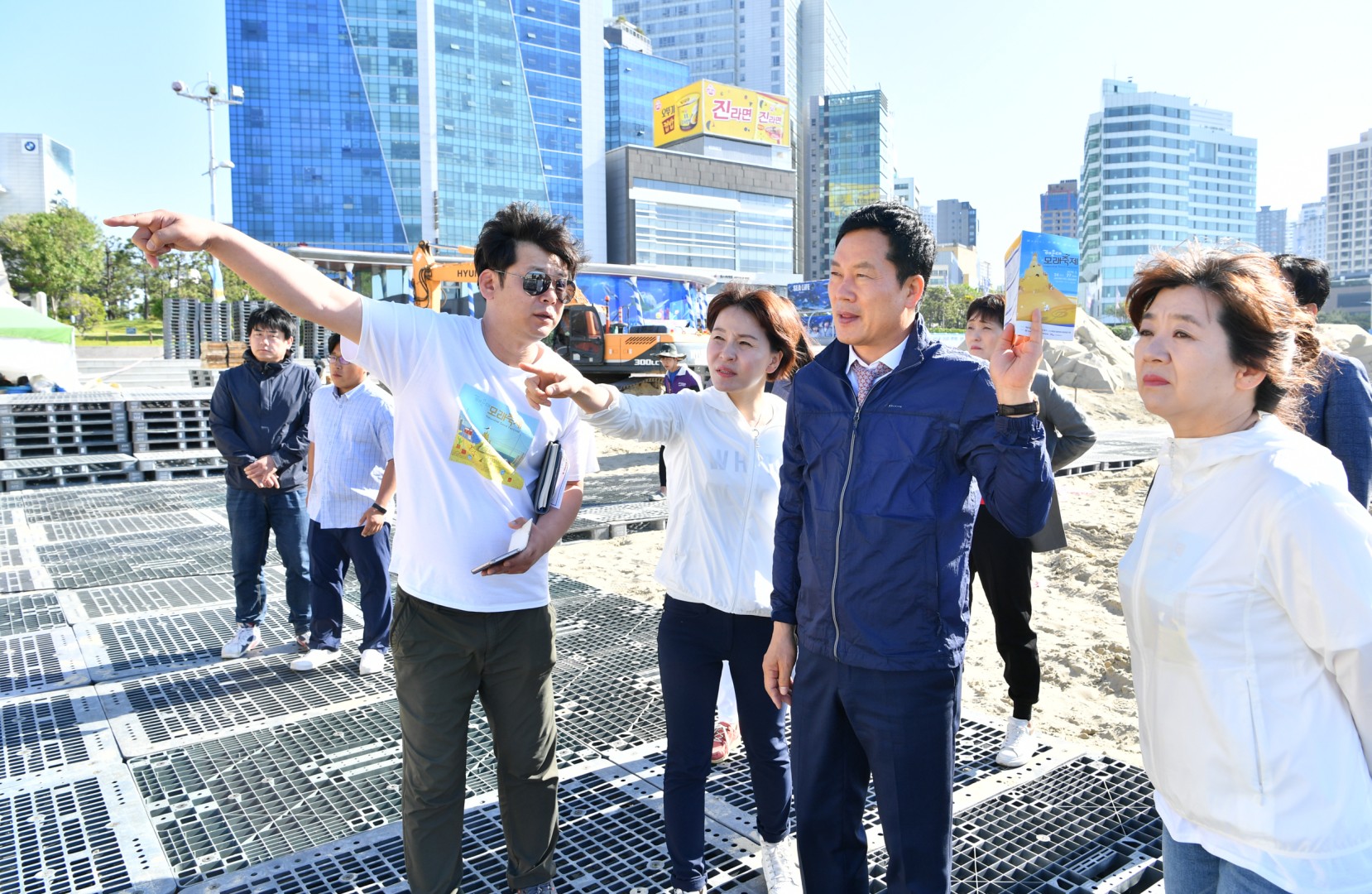 모래축제 현장방문 5