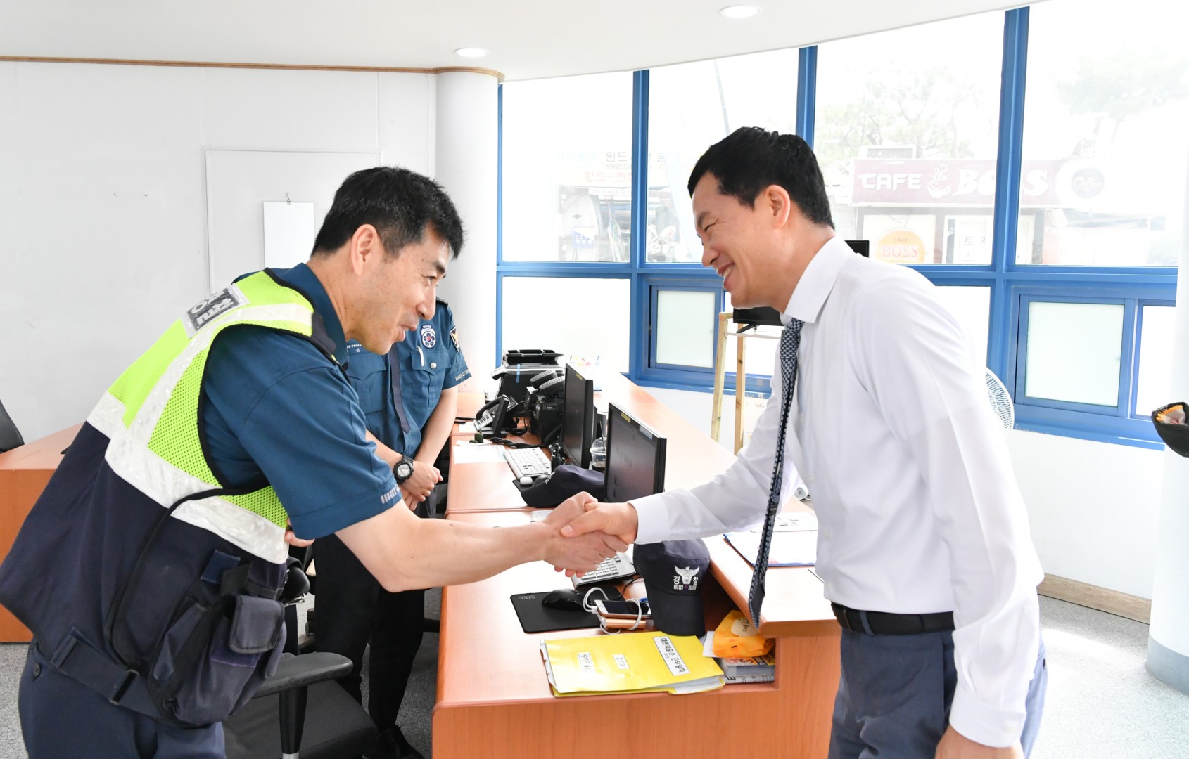 송정해수욕장 근무자격려 3