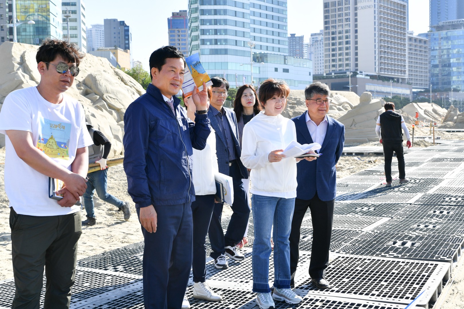 모래축제 현장방문 3