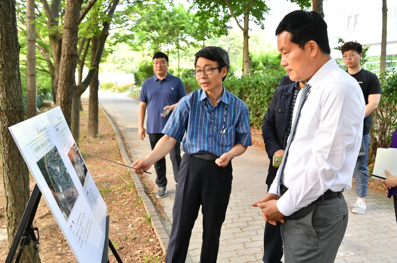 춘천 가로등공사 현장 1