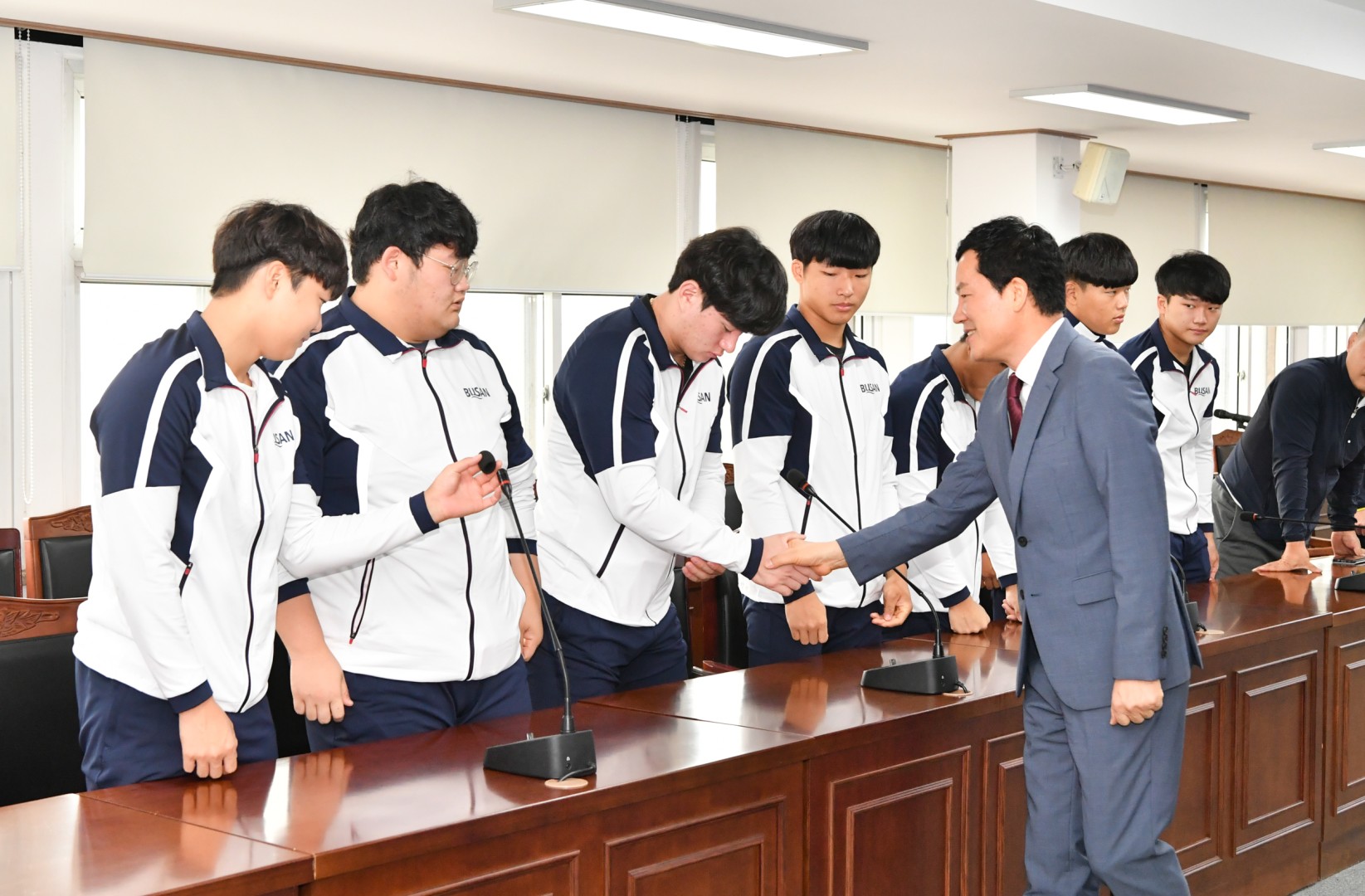 전국체전 선수단격려 2