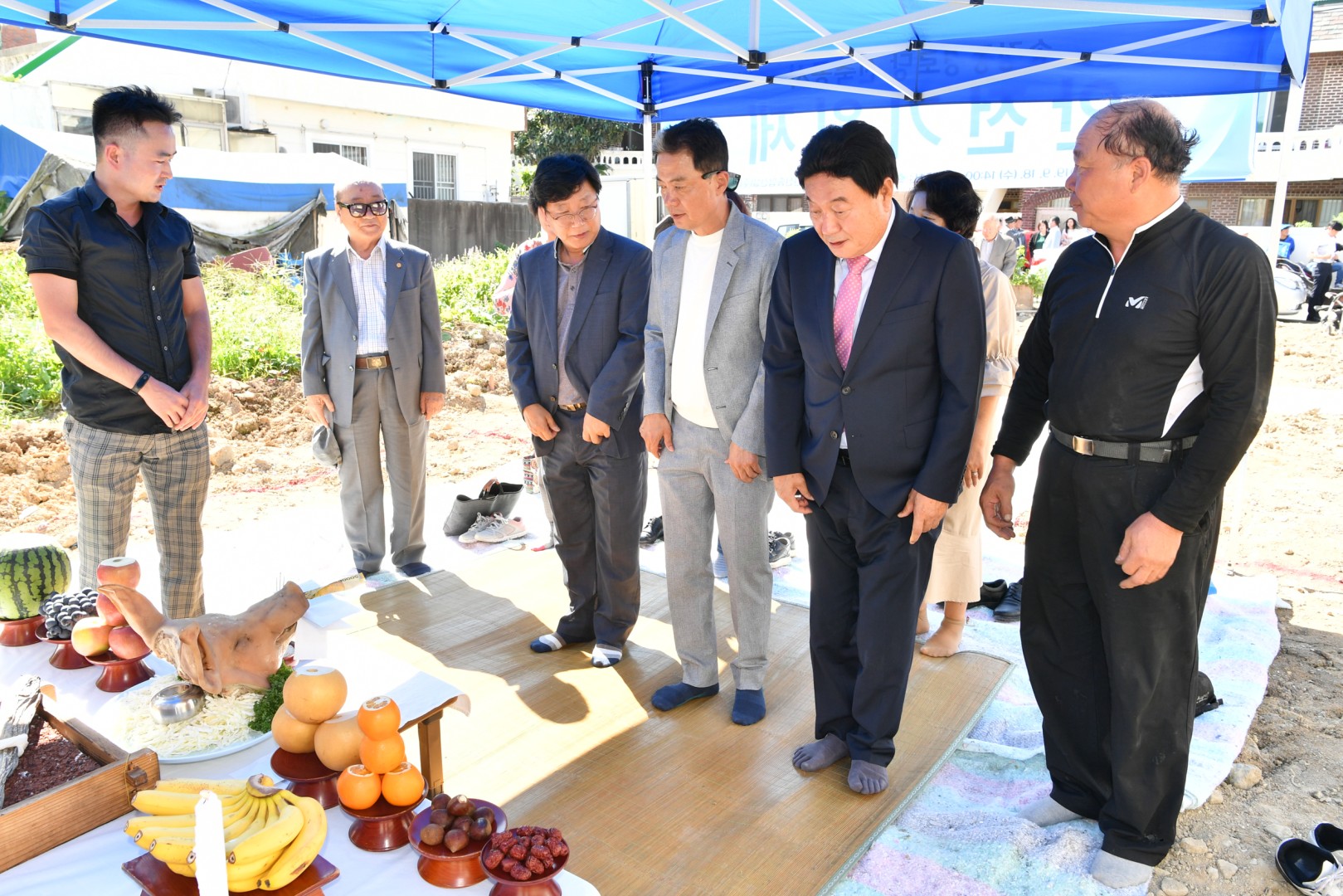 송정동 경로당 기공식 7
