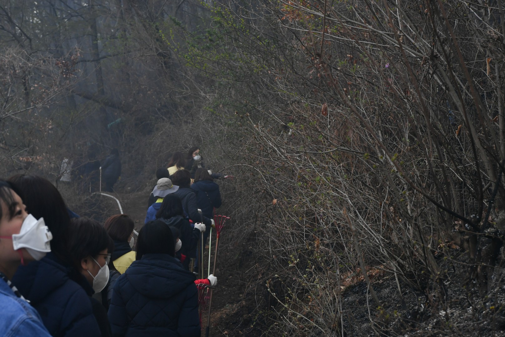 운봉산 산불진화 23