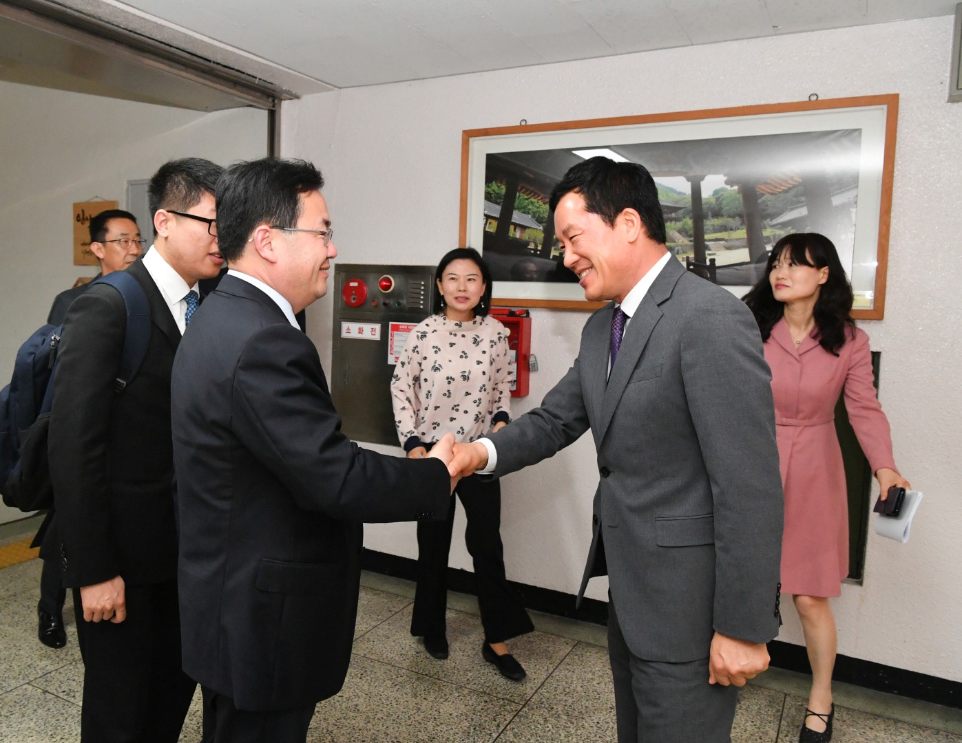중국 일조시 관계자 방문 3