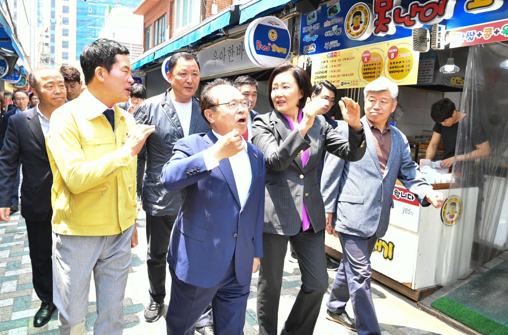박영선장관 해운대시장 방문 5