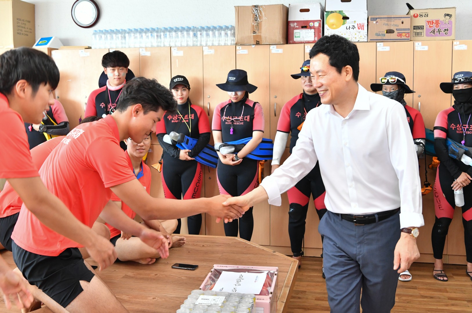 해수욕장 근무자 격려 12