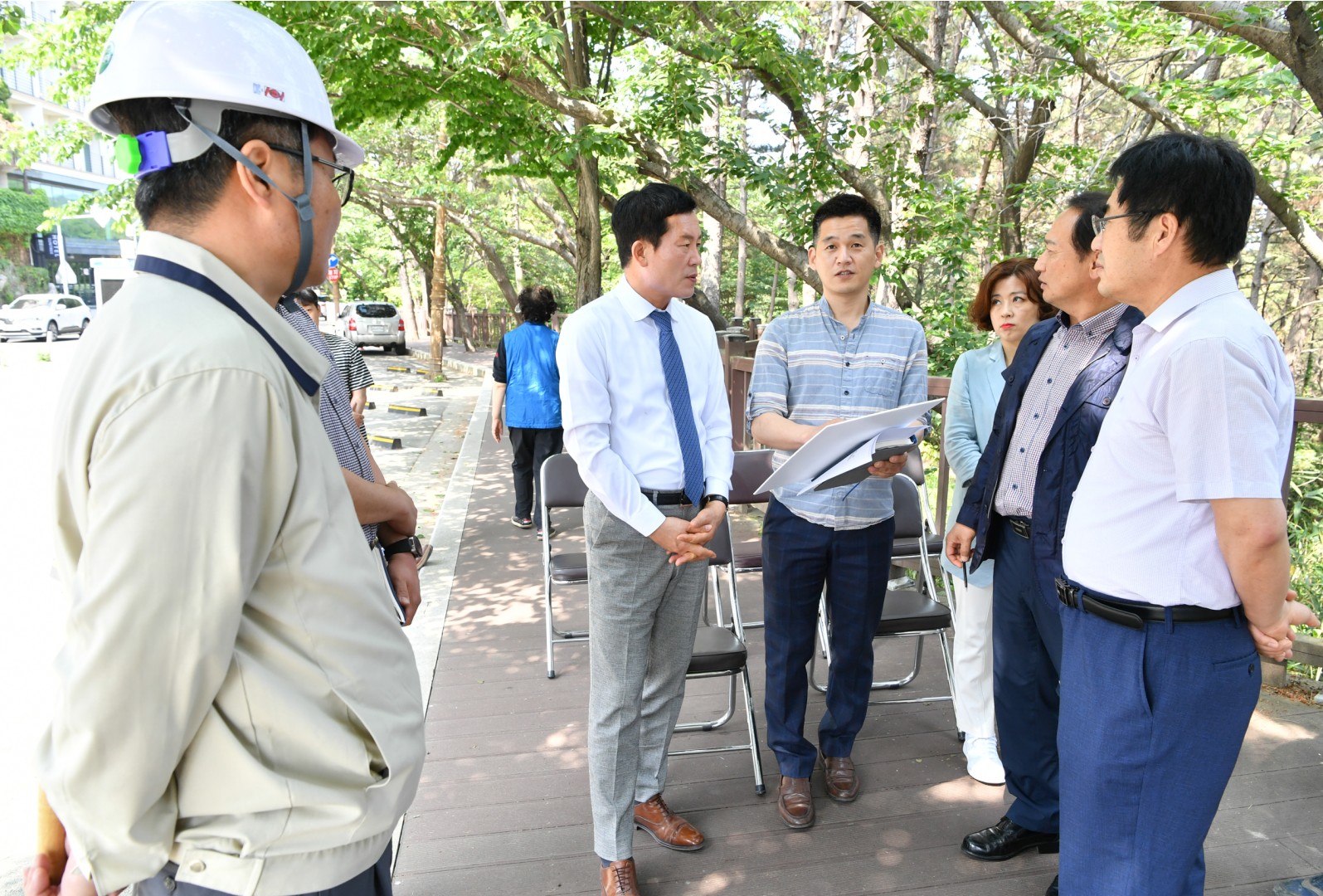 중동 하수관로 공사 현장방문 2