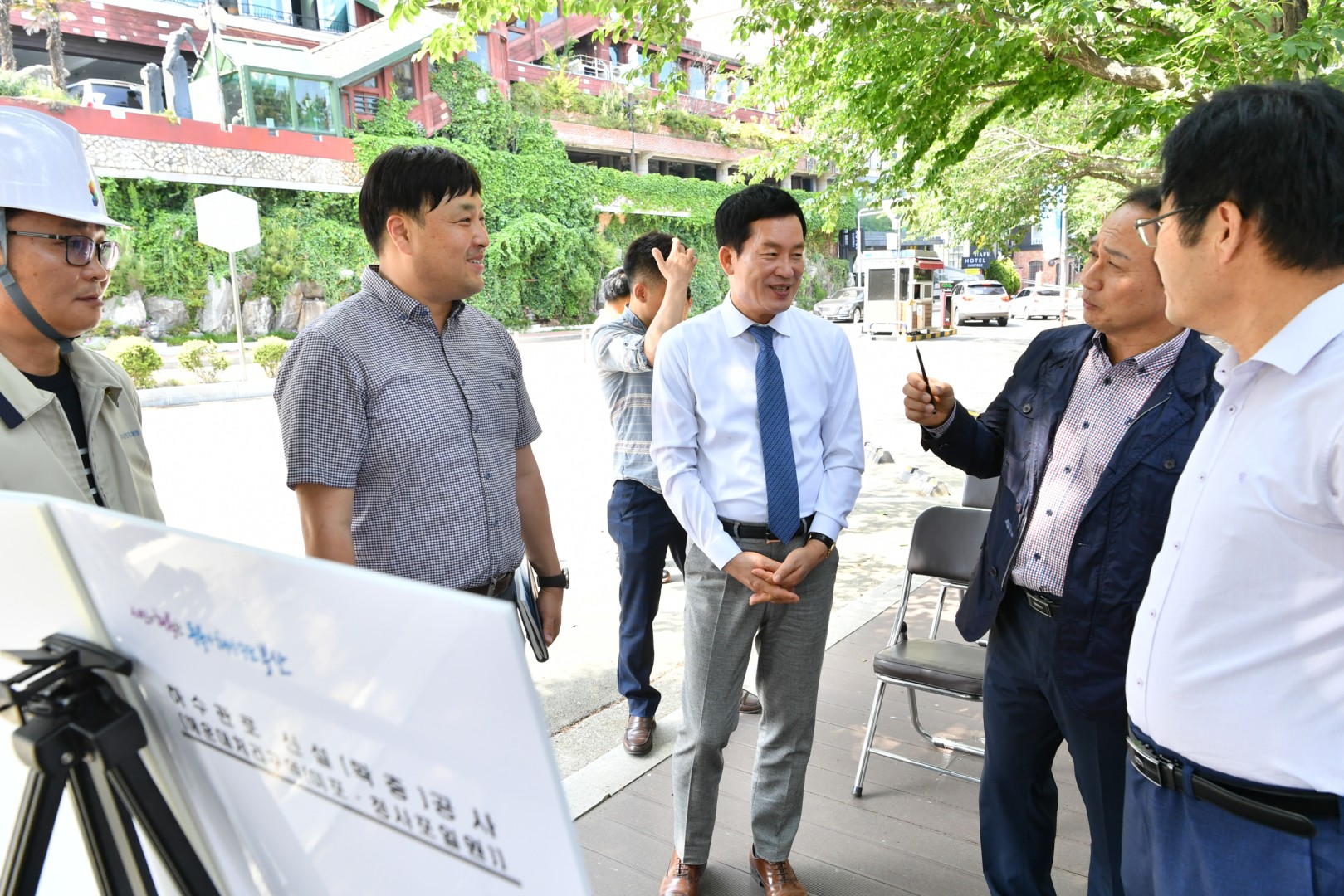 중동 하수관로 공사 현장방문 4