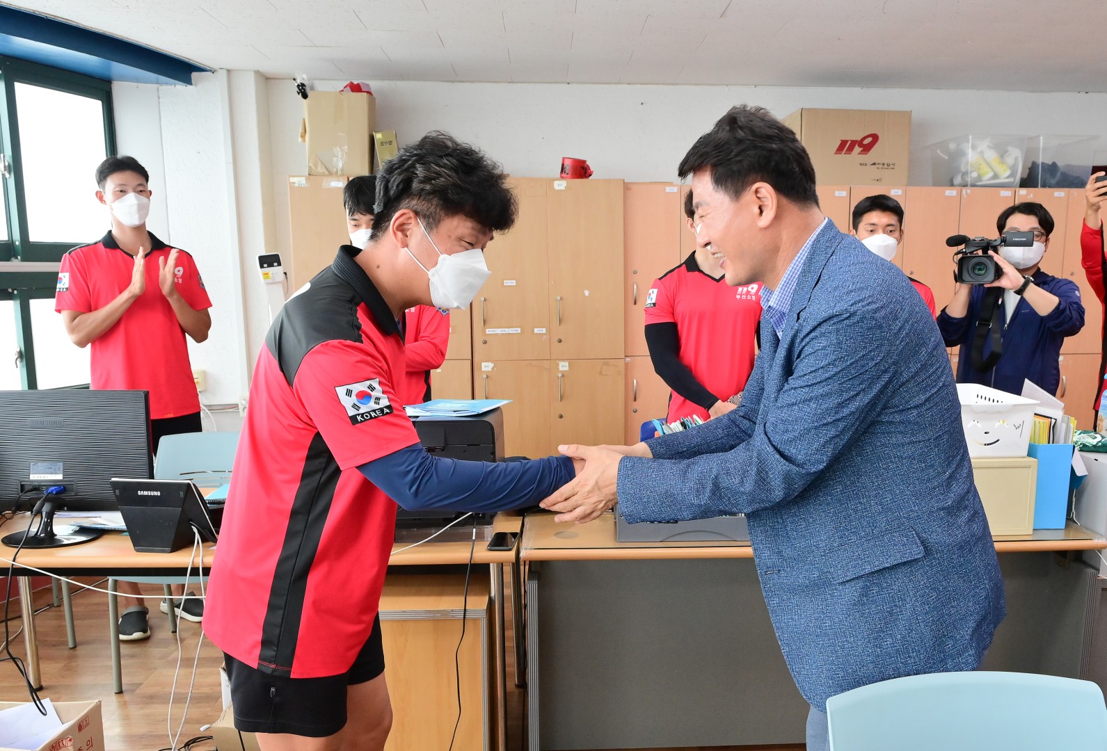 해수욕장 근무자 격려방문 13