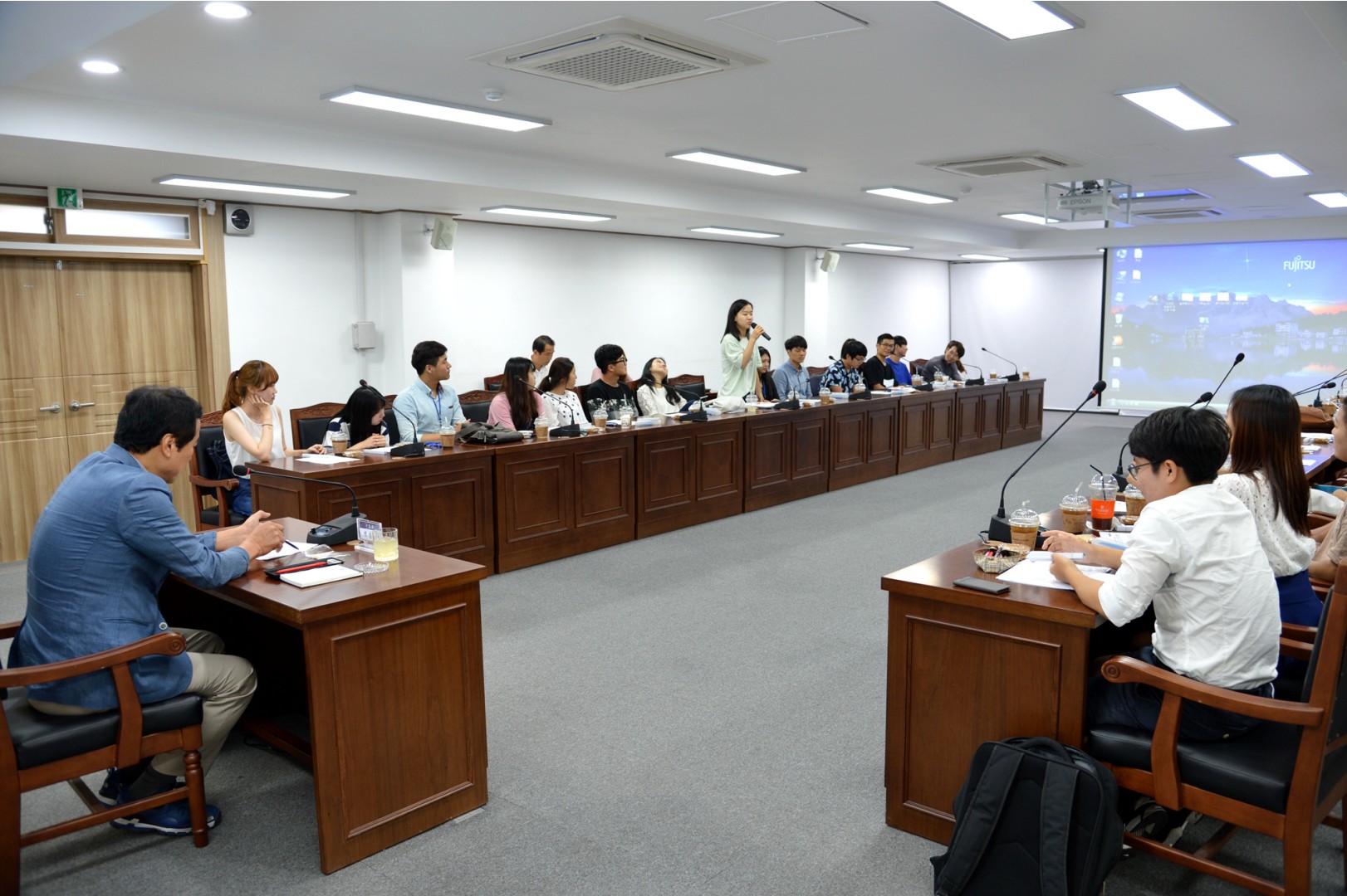 대학생 행정체험연수 종강식 1