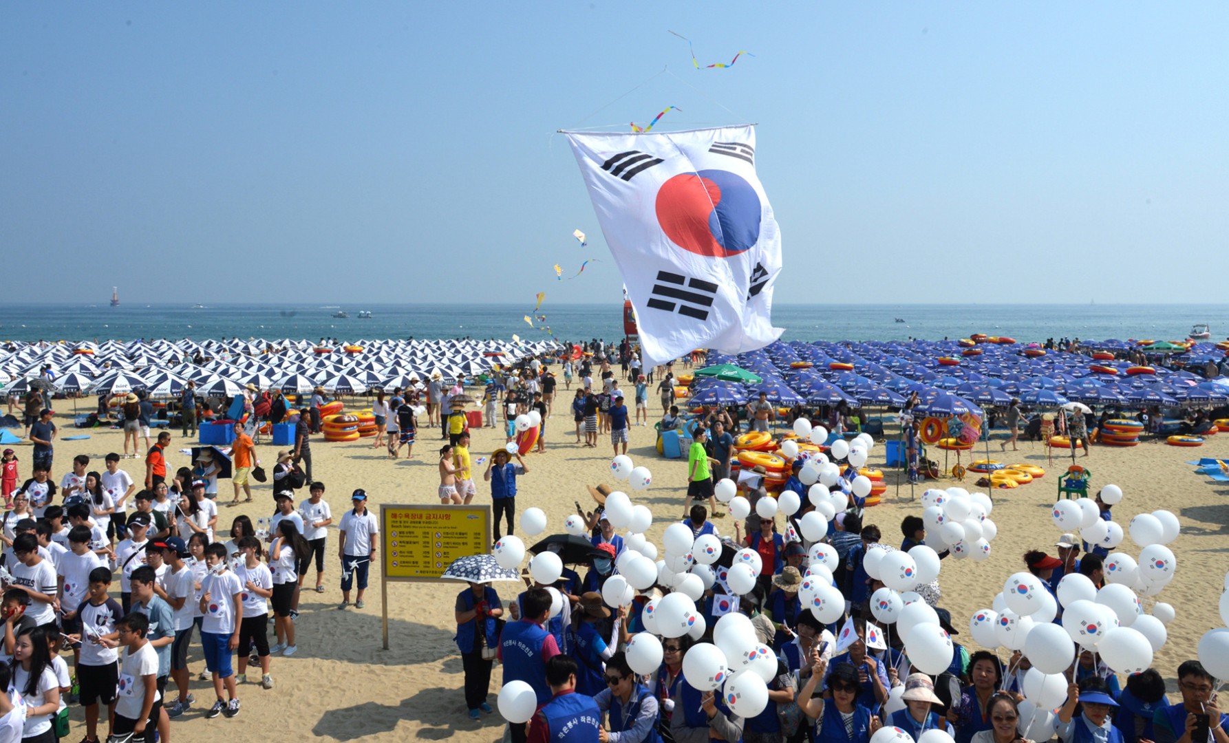 광복축하 태극기 행사 3