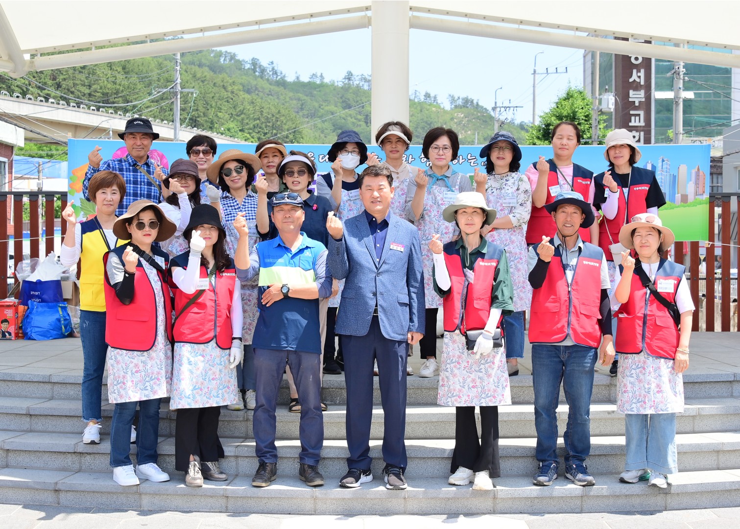 텃밭농산물 밥상나눔 1