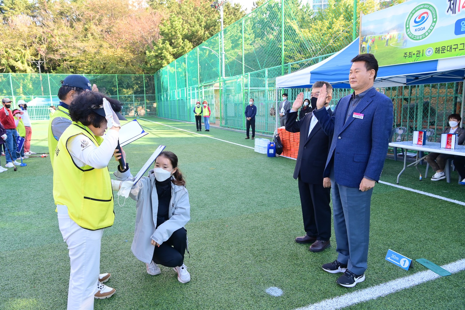 구청장배 그라운드골프대회 10