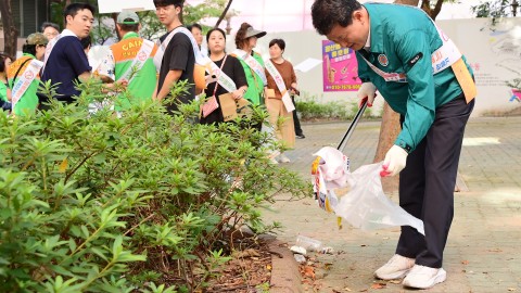 담배꽁초 제로도시 캠페인 및 환경정비