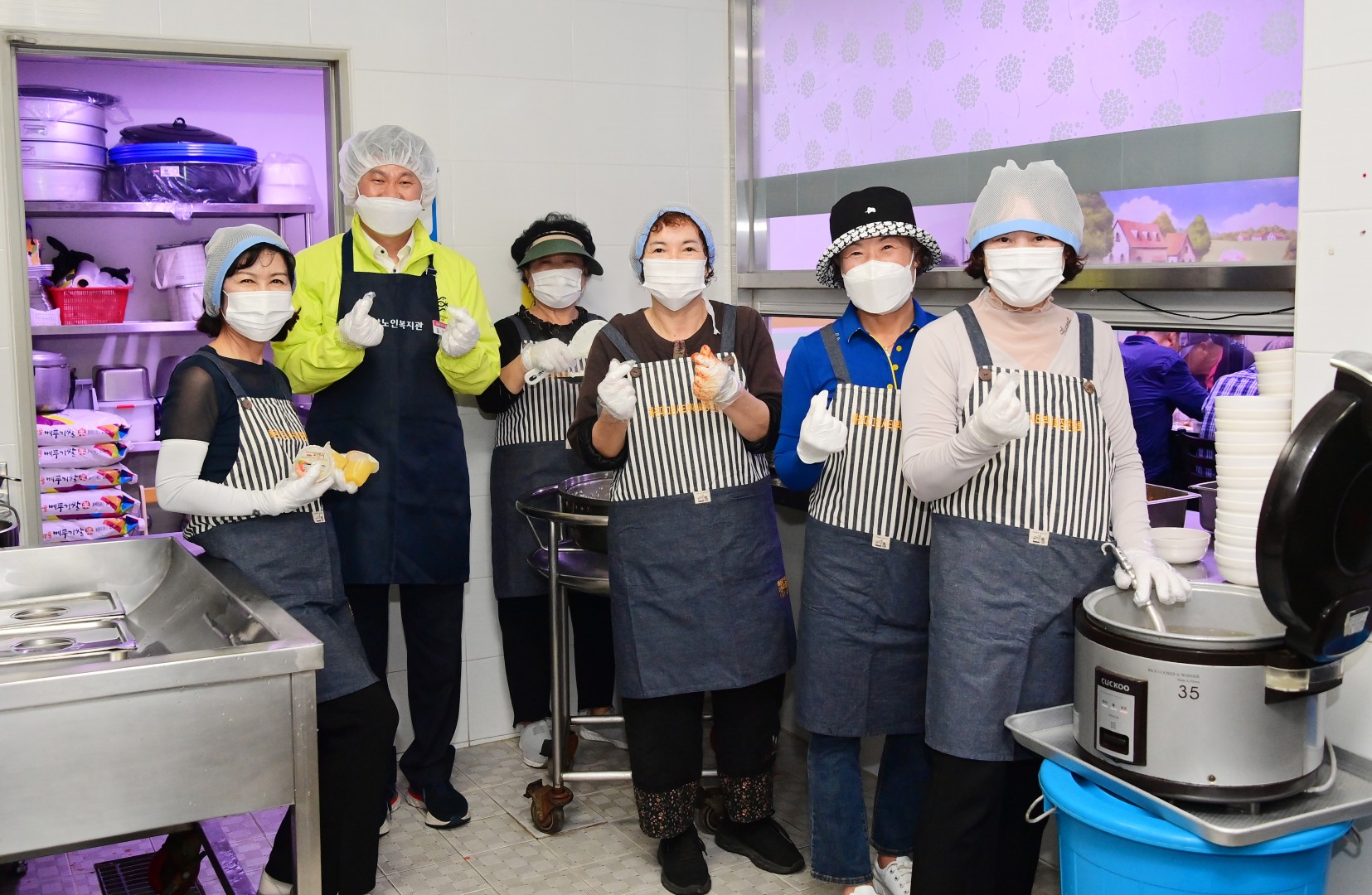 장산노인복지관 경로식당 급식 봉사 12
