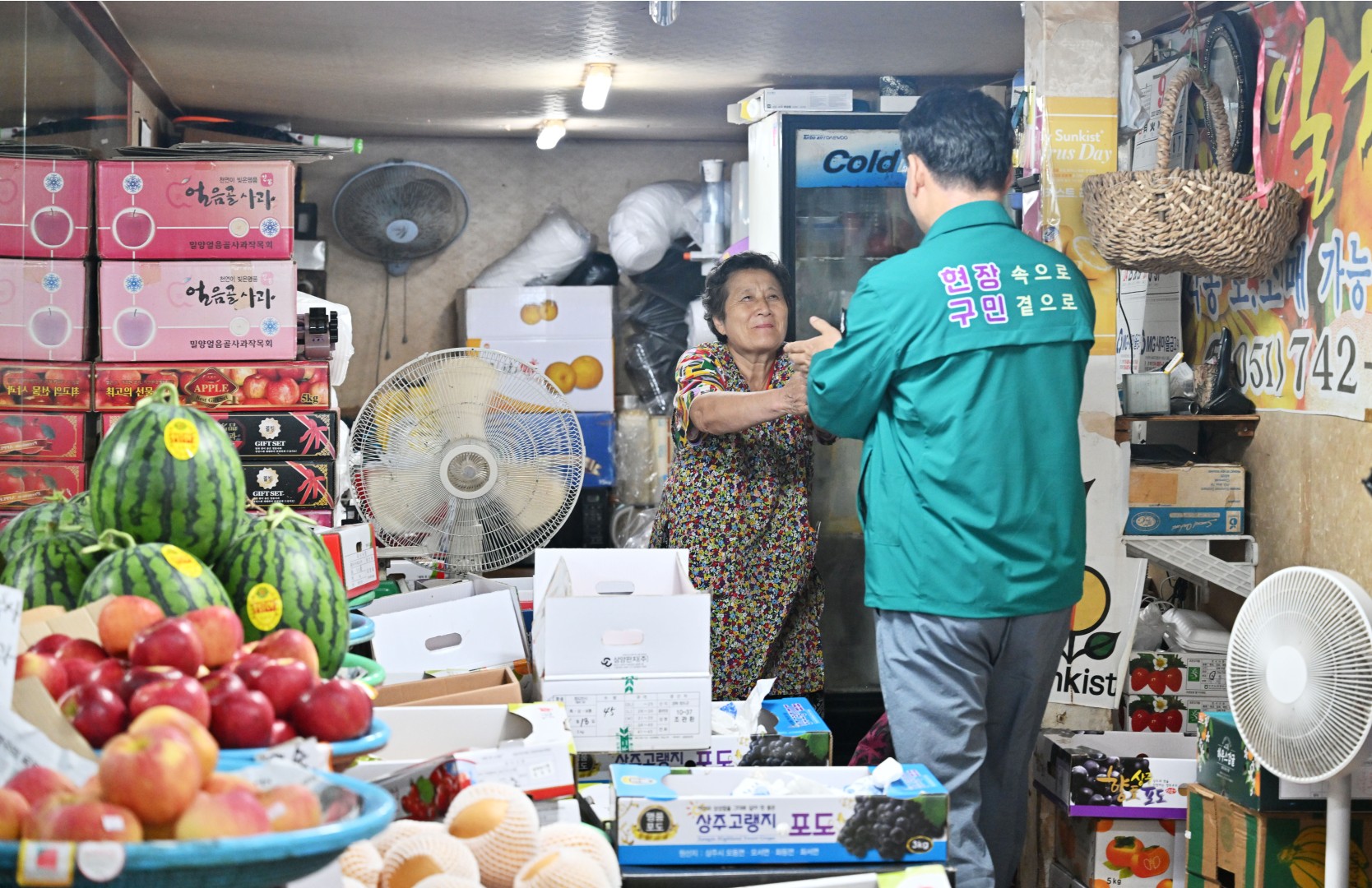 추석맞이 전통시장 방문(해운대 시장) 14