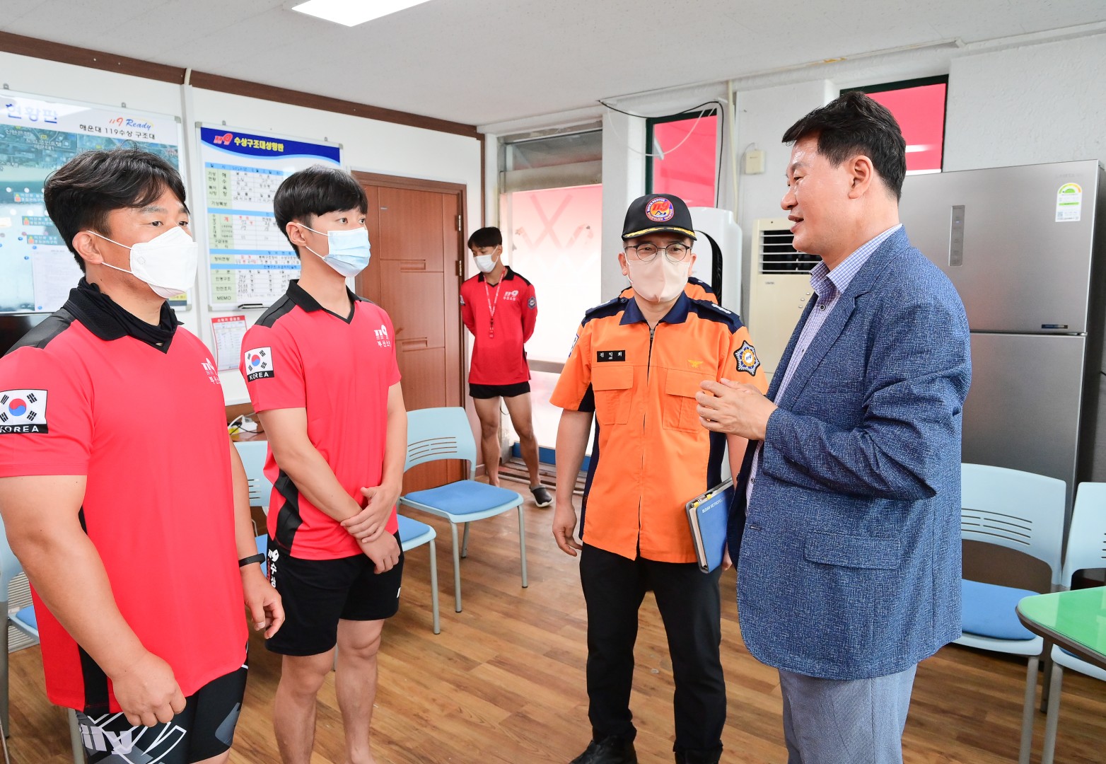 해수욕장 근무자 격려방문 14