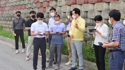 공사현장 방문