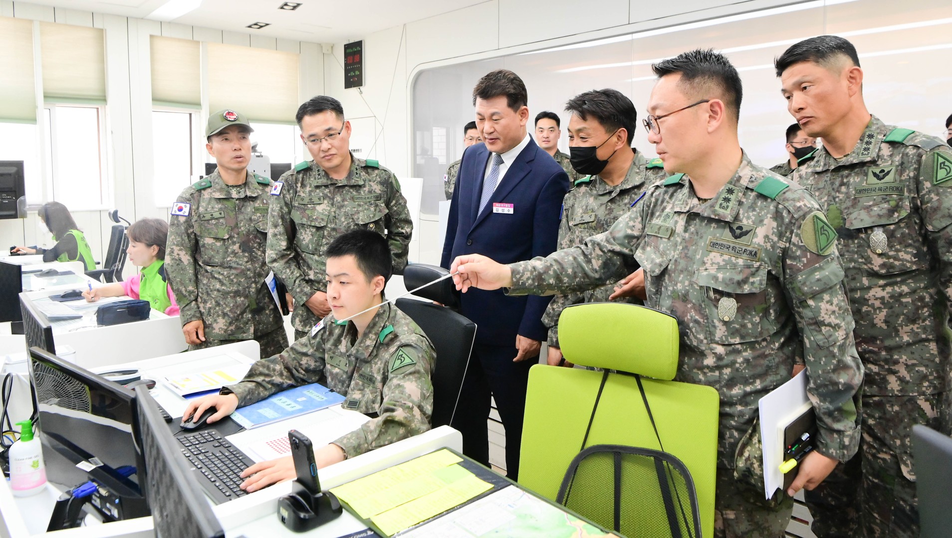 사단장 방문 1