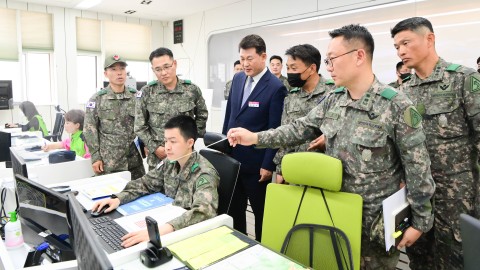 사단장 방문