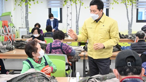 어르신 공동작업장방문