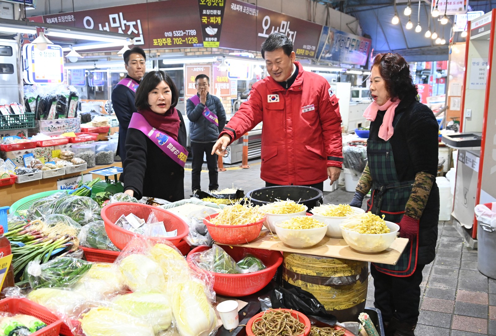 설 맞이 전통시장 방문(좌동재래시장) 6