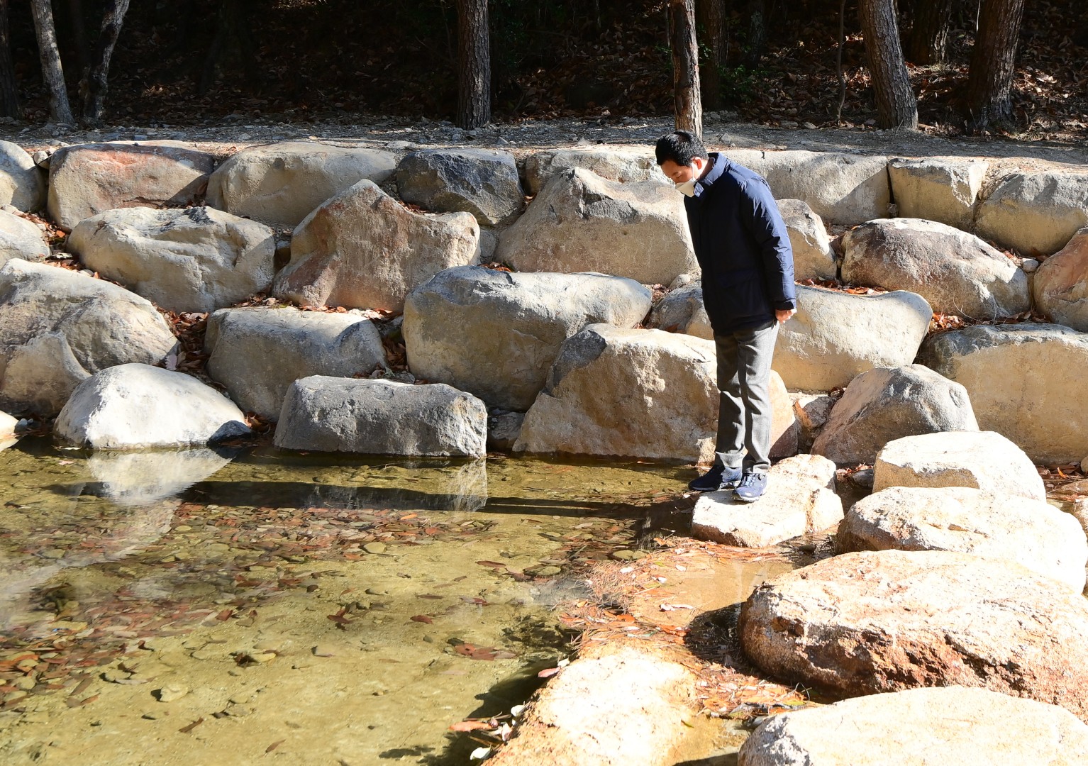 장산계곡 점검 4
