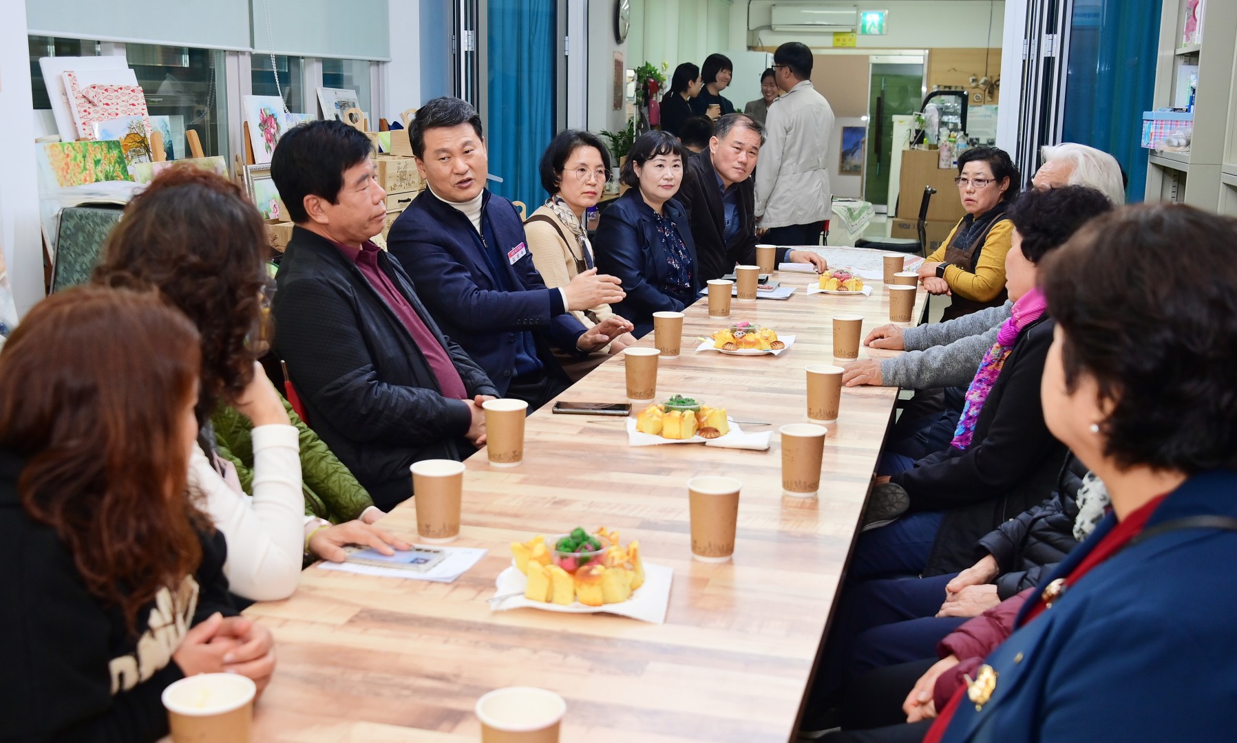 재반무지개행복마을센터 방문 4