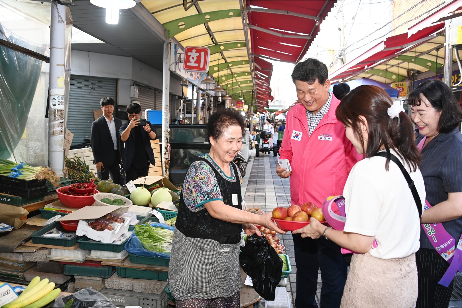 추석 맞이 전통시장 방문(반여시장, 반여2동상가시장) 3