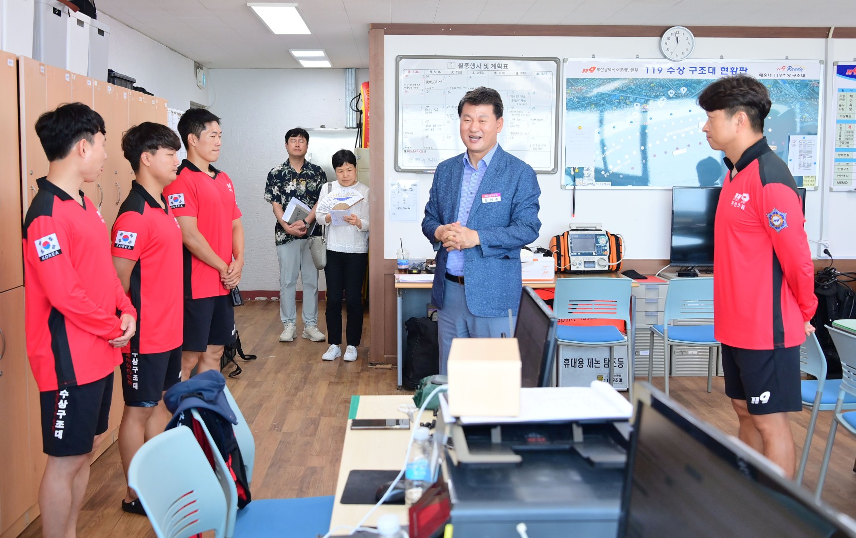 해수욕장 운영 유관기관 근무자 격려(해운대) 25