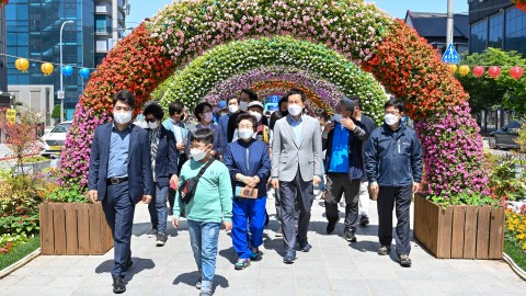 모래축제 개막투어