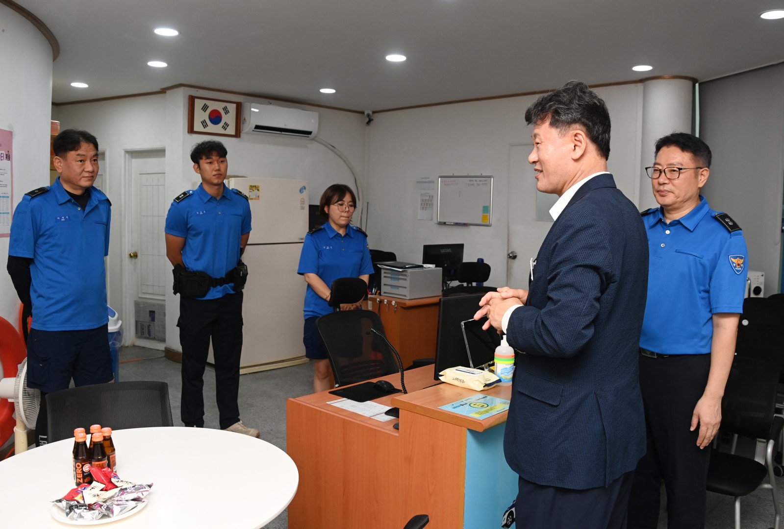 송정해수욕장 격려방문 19