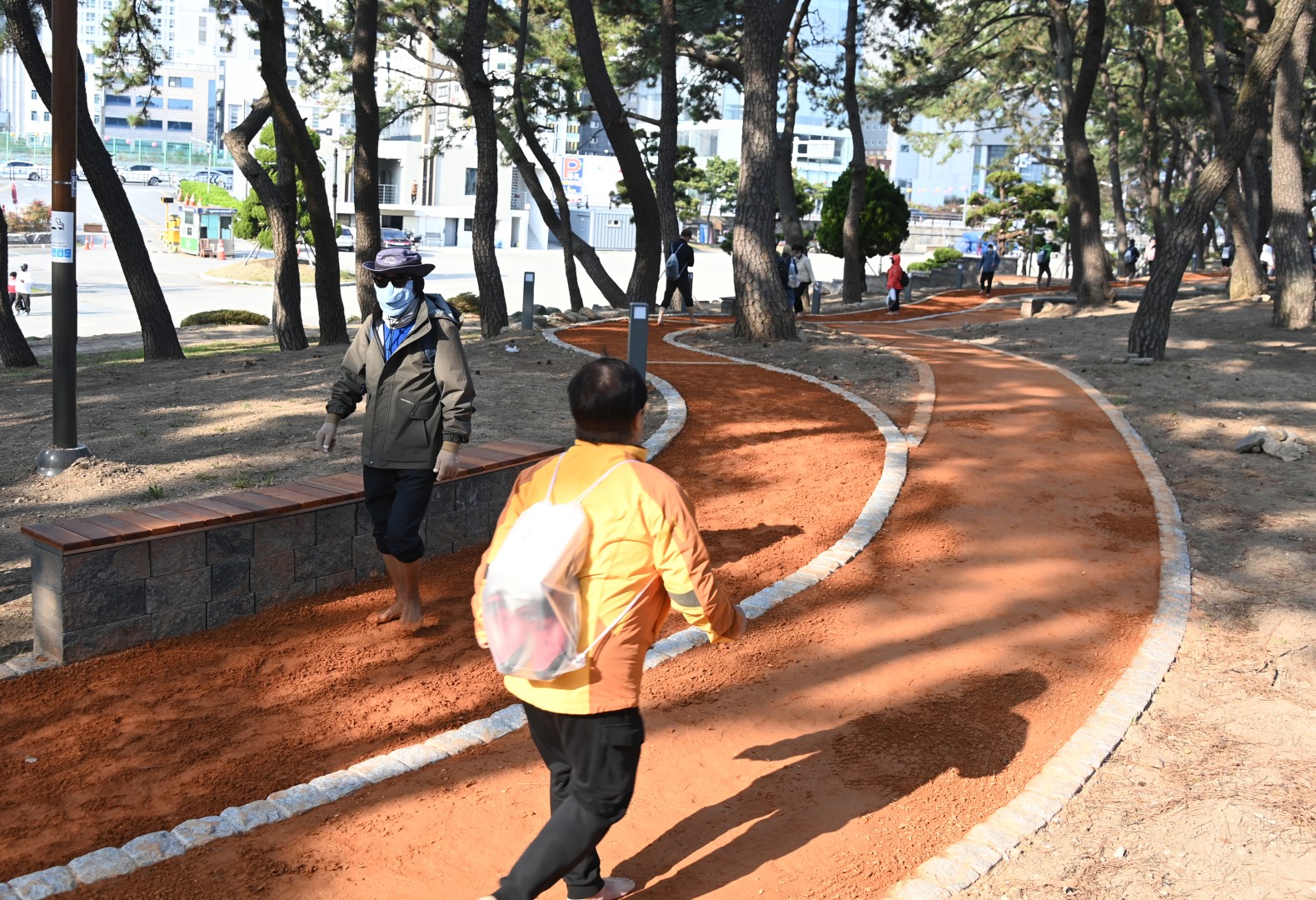 송림공원 황톳길 조성사업 준공식 15